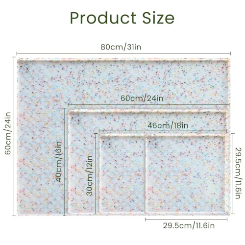 Ptlom Dog Food Mat Anti-Slip Dog Bowl Mats for Food and Water, Waterproof Pet Placemat Prevents Messy Spill to Floor, Silicone Puppy Feeding Tray for Small, Medium and Large Dogs Cats - color: Donut-White, size: 11.8"L x 11.8"W