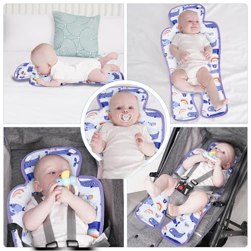 Gel Car Seat Cooler Pad,1 Pack Double Sides-Universal Baby Stroller Ice Cushion Mat,Summer Cooling Seat Liner,Multifunctional Suitable for Baby Dining Chair,Child Safety Seat(Whale + Blue Dinosaur) - color: Whale + Blue Dinosaur