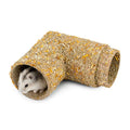 Niteangel Creative & Composable Hamster Tunnel - DIY & Build Unique Tube Burrow as Hideout for Small Sized Animals Like Hamsters Mouse Gerbils Mice (Corner) - size: Corner