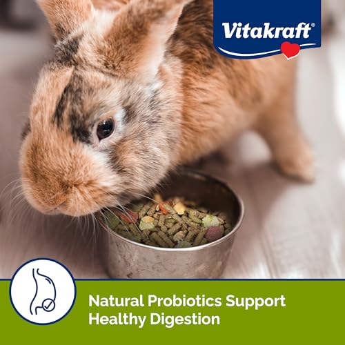 Vitakraft Menu Premium Rabbit Food - Alfalfa Pellets Blend - Vitamin and Mineral Fortified, Carrots, Greens, Grains, Fruits, 5 Lb. - size: 5 Pound (Pack of 1)