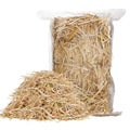 Acostop Natural Dry Wheat Straw for Garden Mulch Stray Cats Dogs Shelter | 3 LB Clean Soft Warm Chicken Coop Yard Farm Pets Bedding, Decorative Straw Bale, Landscaping Weed Cover - size: 3 LB