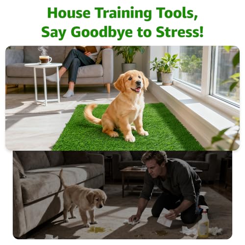 Artificial Grass Outdoor, 31.5x47.3" Grass Pad for Dogs Potty Training | Pet Friendly, with Drainage Holes, Easy to Clean, Fake Grass Mat, Replacement Turf Rug for Patio Balcony Lawn Apartment Decor - size: 47.3x31.5 inch