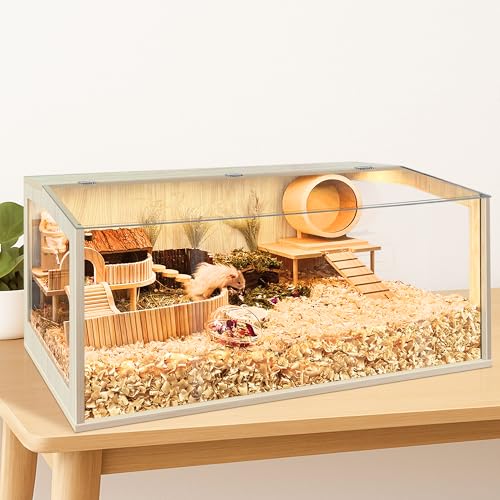 Prolee Hamster Cage Chew Proof, Guinea Pig Cages, Mice and Rat Habitat Openable Top, Hamster Habitat Solid Built - size: 48.0"L x 20.0"W x 20.0"H