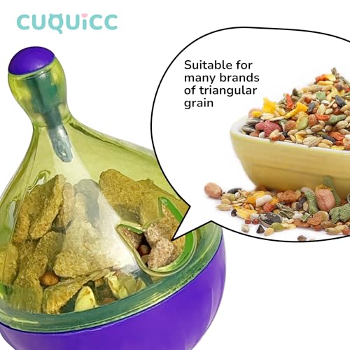 Rat Puzzle Foraging Toy, Interactive Toys for Guinea Pig Rabbit and Small Animal,Rats Enrichment and Sniffing Toy, Treat Dispensing Slow Toy for Rat cage Accessories 1pc