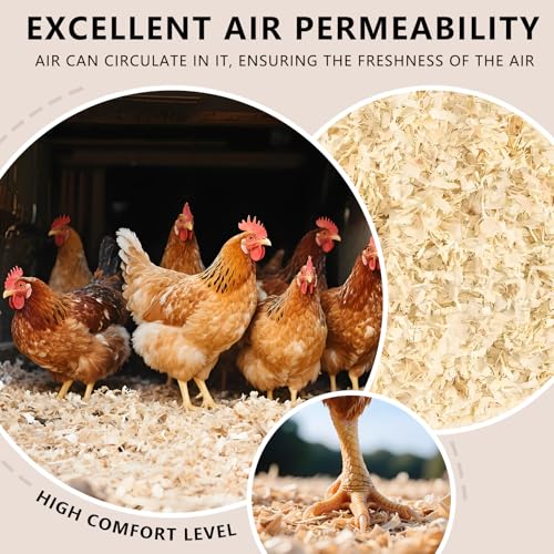 Pine Shavings | Wood Shavings | Chicken Coop Bedding | All Natural | Chicken Coop | Chicken Bedding | Pet Bedding | Small Animal Bedding | Odor Control (2 LB) - size: 2 LB