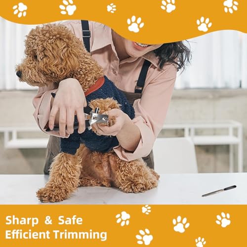 Dog Brush for Shedding,9 PCS in One Pet Slicker Hair Brush Kit with Pet Nail Clipper and File - Dog Cat Grooming Deshedding Undercoat Rake Brush Comb for All Small Large Dogs Cats Grey - color: 9-Grey