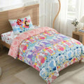 Northwest Disney Princess Twin Comforter Set, Reversible Design Ultra Soft Fade Resistant Microfiber Kids Bedding Set, Officially Licensed - color: Princess