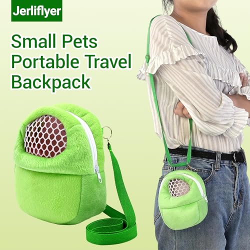 Carrier Hedgehog Portable Travel Backpack Breathable Outgoing Bag Bonding Pouch for Small Pets Hamsters Sugar Glider Chinchilla Guinea Pig and Squirrel