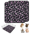 2 Pack Waterproof Guinea Pig Cage Liner, 42" x 42" Washable Reusable Guinea Pig Liner, Super Absorbent Leak-Proof Pet Pee Pad Mats for Guinea Pigs Rabbit Chinchilla Bunny Hamster - size: 42*42 inch 2pack