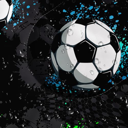 AILONEN Cartoon Car Sleeping Bags,Lightweight & Waterproof,3 Season Warm & Cool Weather,Cute Stars Printed Vehicles Transportation Sleeping Bags for Boys,Kids,Adults Travelling,Outdoors - color: Soccer2