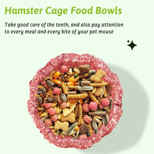 BNOSDM 3 Pcs Hamster Edible Premium Timothy Hay Chew Bowl Purple Sweet Potato Blend Rabbit Treats for Teeth Chewing Chinchilla Chew & Decor Toys for Syrian Dwarf Hamsters Gerbils Mice - color: 3PCS-Timothy & Sweet Potato