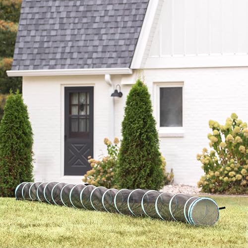 Kitty City Catio Outdoor 20' Cat Tunnel – 20‑Foot Cat‑Sized Play Tunnel, 11” Diameter, Modular Catio Connector for Cats & Small Pets - color: 20 Foot Tunnel