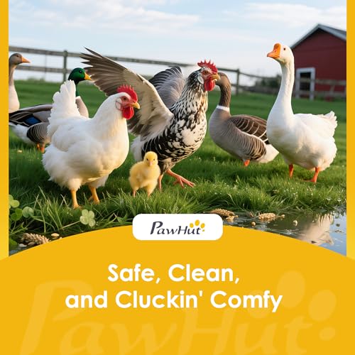 PawHut Large Metal Chicken Coop Chicken Run, Cover 3-5 Poultry 118"x39"x39" | Waterproof, Anti-UV, Outdoor Poultry Cage Rabbit Hutch, Backyard Farm, for Duck, Cat
