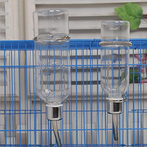 350ml Hamster Water Bottle No Drip Pet Wire Cage Water Feeder Animal Crate Waterer for Hedgehog Sugar Glider Rat Mice Pet Toy Storage