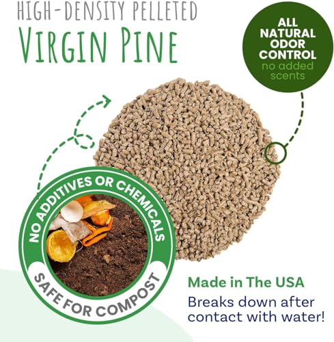 Small Pet Select Pine Pellet Bedding for Rabbits & Guinea Pigs, 20 lb | Absorbent Odor Control, Made in USA, Low Dust, Biodegradable, For Hamsters, Bunnies, Chinchillas & Small Pets - size: 20 Pound (Pack of 1)