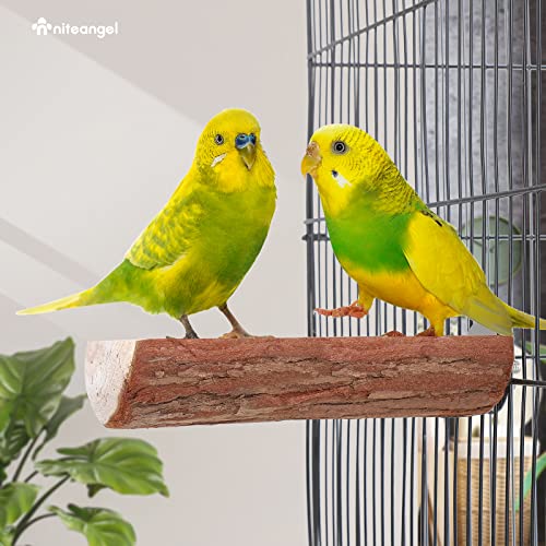 Niteangel Parrot Cage Perch, Wooden Platform for Birds (1 Pack) - size: 1 Pack
