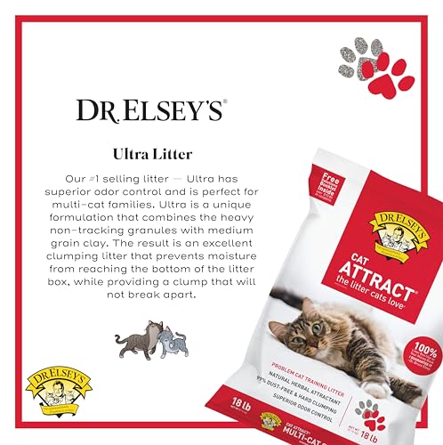 Dr. Elsey's® Cat Attract® Clumping Clay Cat Litter 18-lb. Bag - size: 18 lb