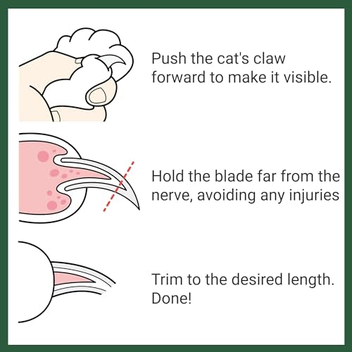 Cat Nail Clipper - Extra Sharp & Thin Blades for Indoor Cats, Small Dogs and Any Small Pets - Expertly Crafted in Korea