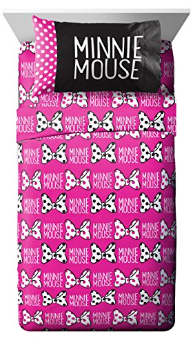 Disney All About The Dots Minnie Mouse Twin 3Piece Sheet Set - color: Minnie Pink
