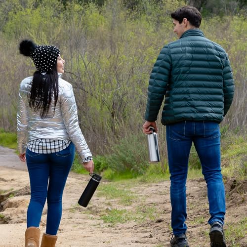 LaserGram Personalized 20oz Water Bottle, Rat (Red) | Engraved Gift, Vacuum Insulated Stainless Steel, Flip-Top Straw Lid, Laser Engraved With Your Name - color: Red, size: 20 Ounces