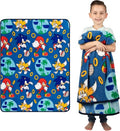Franco Kids Bedding Super Soft Plush Throw Blanket,46 in x 60 in,Sonic The Hedgehog,Anime,(Pack of 6) - color: Sonic the Hedgehog, size: 46 in x 60 in (Pack of 6)