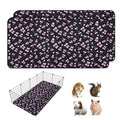 2 Pack Guinea Pig Cage Liner, 24" x 48" Washable Reusable Guinea Pig Liner, Super Absorbent Waterproof Leak-Proof Pet Pee Pad Mats, Guinea Pig Mats - size: ZZ 24*48"(2PCS)