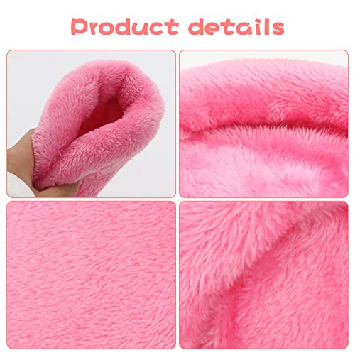 BWOGUE Hamster Bed, Round Velvet Sleep Pad for Guinea Pigs and Rats, 8.7 in | Round Mat for Small Pets, Soft Velvet Comfort, Machine Washable, Cage and Home Use, Hamsters Guinea Pigs - color: Rose Red