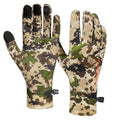 BASSDASH Unisex Fleece Liner Lightweight Camo Hunting Gloves HG07 | Stretch Fleeced Warm Anti-Slip Gloves with Touchscreen for Men Women Cool Weather Shooting Photography Fishing - color: Highland, size: Medium