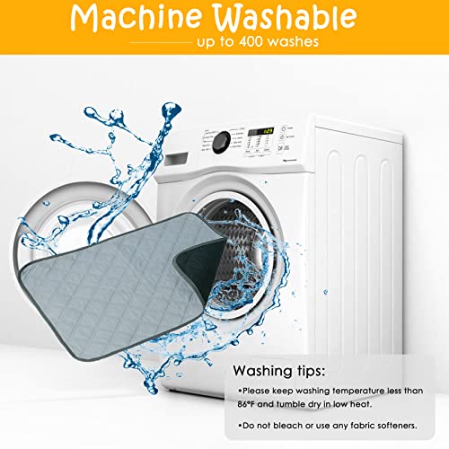 4 Pack Guinea Pig Cage Liners Washable Super Absorbent Guinea Pig Bedding Waterproof Reusable Guinea Pig Pee Pads Anti Slip Mat for Small Animals Rabbit Hamster Rat - 24" x 18" - color: Light Grey, size: 24" x 18" (4 Pack)