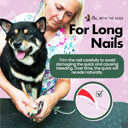 Pet Nail Clippers by Girl With The Dogs, Nail Clippers for Grooming and Claw Care for Cats/Dogs (Small) - size: Small