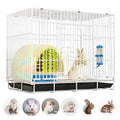 Small Animal Cage Indoor, Hamster Cage with Water Bottle & Food Bowl & Washable Small Nest, Guinea Pig Cage for Ferret, Chinchilla, Bunny, Kitten, Hedgehog, Squirrel, Rat, Rabbit