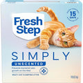 Fresh Step Simply Unscented Multi Cat Clumping Cat Litter, Low Dust, Odor Control with Activated Charcoal Tech, Compatible in Automatic Litter Boxes, 14 lb. - size: 14lb (Pack of 1)