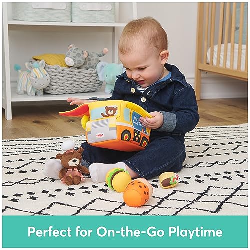 Baby GUND Play Soft Collection, My Little Food Truck 5-Piece Plush Playset with Rattle, Squeaker and Crinkle Sound Toys, Sensory Toy for Babies, 7.5” - style: Food Truck