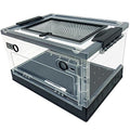 Hamster breeding House Reptile breeding Cages with Wheels (Small Size) - size: 15.6"L x 11.6"W x 9.5"H