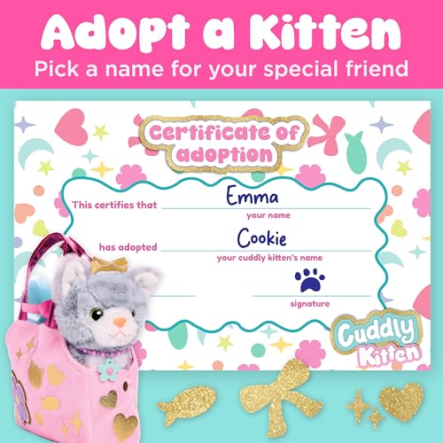 Creativity for Kids Cuddly Kitten Kit, Adopt & Accessorize Your Pet - style: Cuddly Kitten
