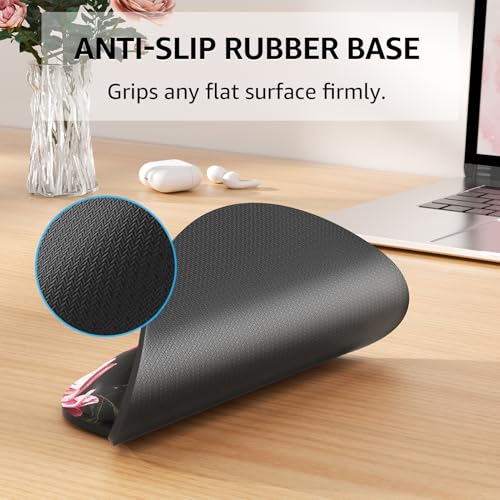 KTRIO Keyboard Wrist Rest & Mouse Pad with Wrist Rest, Peony Flower | Memory Foam Wrist Support, Ergonomic Design, Non-Slip Base, Office and Home Use - color: Peony Flower