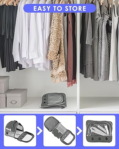 Bissap Guinea Pig Carrier Bag, Portable Small Animal Carrier Pouch for Hamster Chinchilla Rabbit Gerbil Hedgehog Sugar Glider Outgoing Travel Carrying Case - Grey - color: Gery