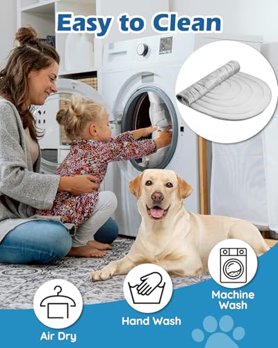 Papettly Pet Dog Cooling Mat 39“x27.5” Reversible Cooling Pad for Dogs and Cats, Comfort Ice Silk Cotton Summer Dog Bed Outdoor Indoor Washable, Ideal for Kennel Sofa Floor Car Seats - size: 39x27 IN