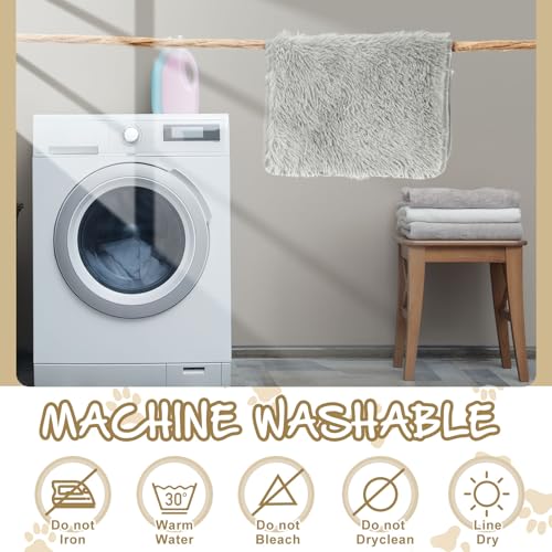 2 Pcs Guinea Pig Warm Bed Mat Small Pet Blankets Dog Bedding Guinea Pig Fleece Cage Liners Washable Waterproof Mats Sleep Pad Cover Hamster Cat Dog Cage Liners Accessories(Rectangle,24 x 16)