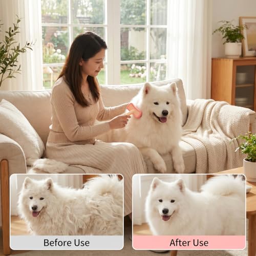 2Pcs Soft Silicone Small Animal Massage Comb Rabbit Brush | Practical Bunny Brush for Grooming, Bunny Grooming Kit, Small Pets Brushes for Rabbits, Cats, Dogs, Kittens & Puppies