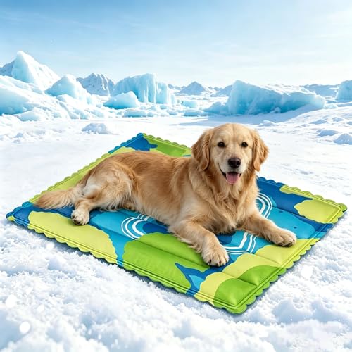 Dog Cooling Mat, XXL-45"x29" | Self Cooling with Non-Toxic Gel, Waterproof, Durable, For Indoor & Outdoor in Summer - size: XXL-45"x29"