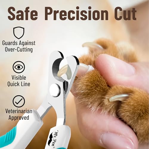 Mr. Pen- Cat Nail Clipper, Stainless Steel, Sharp Cat Claw Trimmer | Cat Claw Trimmer for Small and Medium Cats, Pet Nail Clipper with Sturdy Non Slip Handle - color: Blue