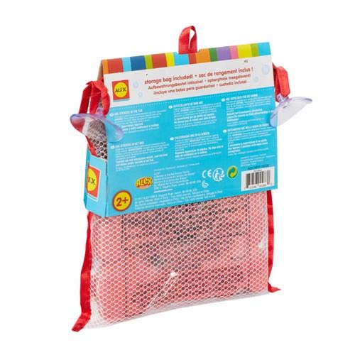 Alex Toys Foam Bath Letters - ABC Bath Toys, 26-Piece Alphabet Bath Toys, Foam Letters for Bathtub, Stickers in the Tub for Kids Ages 2+, Mesh Storage Bag - style: ABC