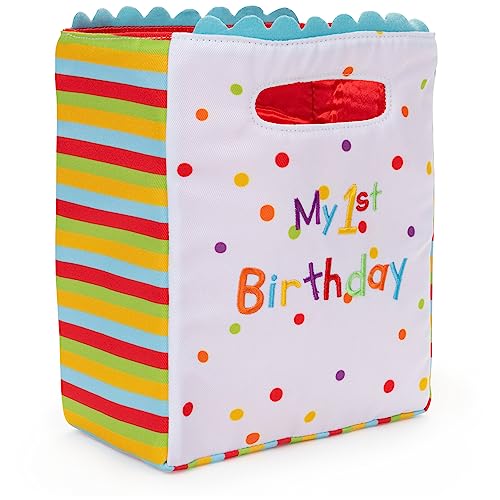 Baby GUND, My First Birthday-Themed 5-Piece Plush Playset, Sensory Toys for Babies, 8” - style: Birthday Playset