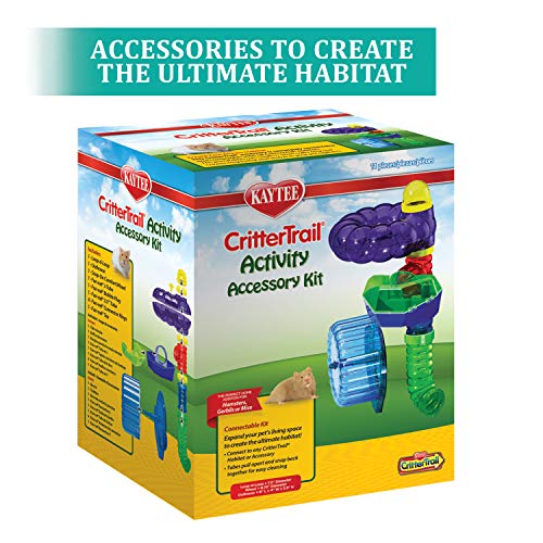 Kaytee CritterTrail Fun-nel Activity Accessory Kit Hamster Tubes - size: Activity Accessory Kit