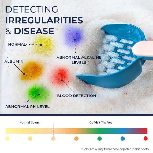 Genius Litter Health Monitoring Cat Litter, Featured on Shark Tank, Lightweight Crystal Silica Gel, Non Clumping, Dust Free, Low Tracking, Odor Control for Indoor Cats and Kittens, 2 Bag (12lb) - size: 2 Bag (12lb)