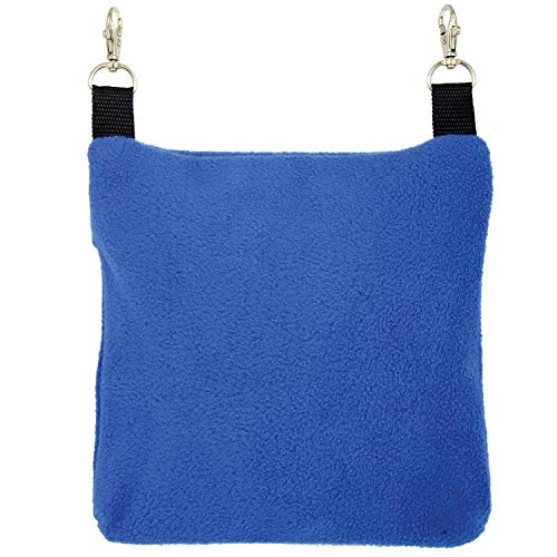 Exotic Nutrition Economy Carry Bonding Pouch (Blue) - for Sugar Gliders, Squirrels, Marmosets, Hamsters, Rodents, Rats, Reptiles, & Other Small Pets - color: Blue