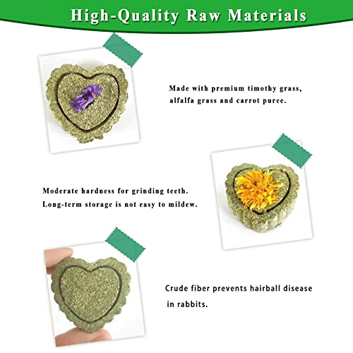Rabbit Chew Toys for Teeth, 18PCS Natural Timothy Hay Chew Toy, Improve Dental Health for Bunny/ Chinchilla/ Guinea Pig/ Hamsters/ Holland Lop, Small Rodent Pet Molar Teeth Treats Toys - size: 18 PCS