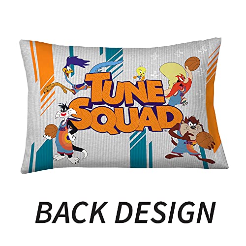Franco Kids Bedding Super Soft Microfiber Reversible Pillowcase, 20 in x 30 in, Space Jam 2 A New Legacy - color: Space Jam 2 a New Legacy
