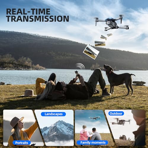 Drone with Camera 1080P HD FPV Foldable Mini Drone for Beginners Kids Adults, Drone with One Key Take Off/Landing, Gesture Selfie, Altitude Hold, 3D Flip, Easy to Fly, 2 Batteries, Toys for Boys Girls - color: Army Green